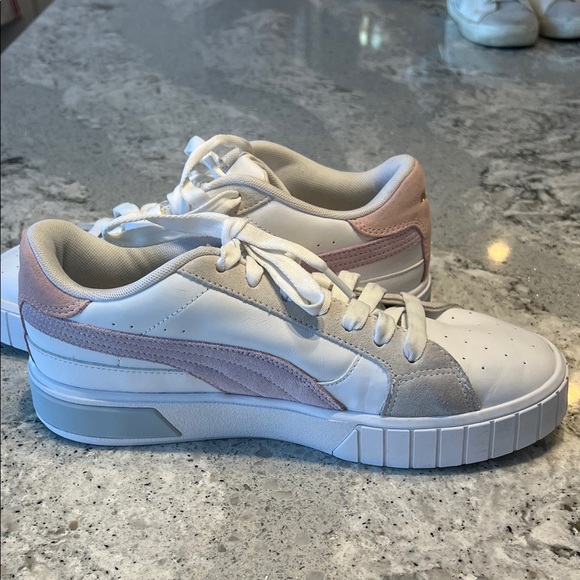 Puma Women's Puma Cali Star Lavender Fog White Sneakers Size 10 - Picture 11 of 13